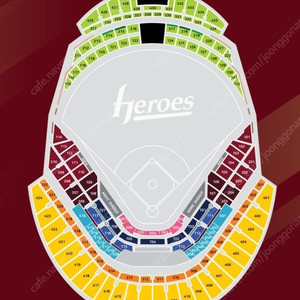 3월 28일 29일 고척 키움 히어로즈 1루 다크버건디석 3층지정석 판매
