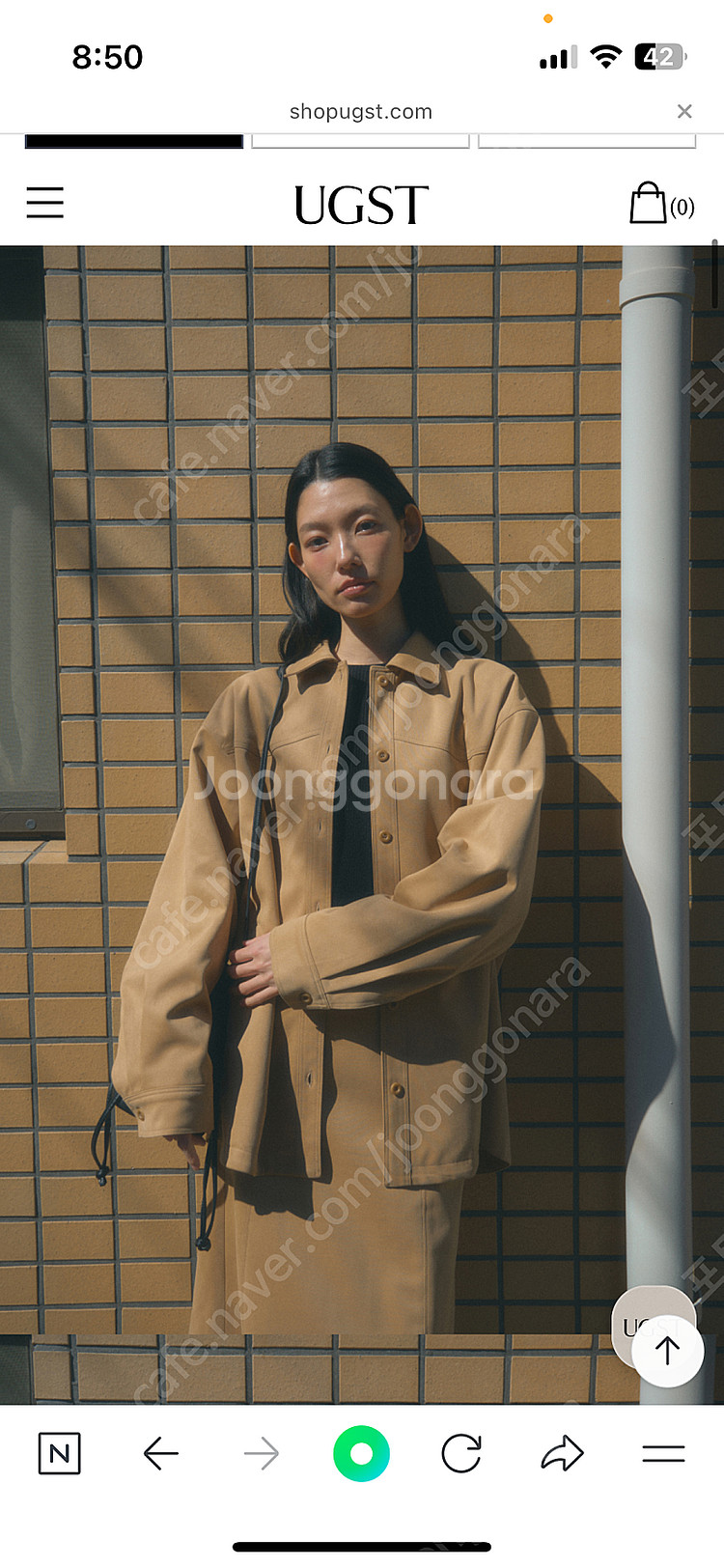 어그스트 스웨이드 자켓--1
