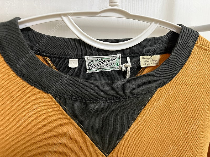 리바이스빈티지클로딩 lvc 1930 베이메도우 컬러블록 스웻셔츠 L사이즈 새제품 더블알엘,RRL,폴로,풀카운트,웨어... 이미지