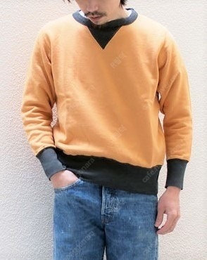 리바이스빈티지클로딩 lvc 1930 베이메도우 컬러블록 스웻셔츠 L사이즈 새제품 더블알엘,RRL,폴로,풀카운트,웨어... 이미지