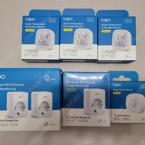 TP-LINK TAPO 온습도계, 와이파이 플러그, 모션센서 T315, P110, T100