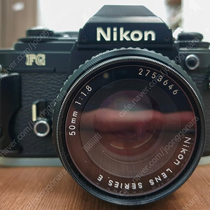 니콘 nikon 허발나게 좋은 FG + 허벌창나게 좋은 mf 50mm f1.8 팬케익 렌즈 셋트