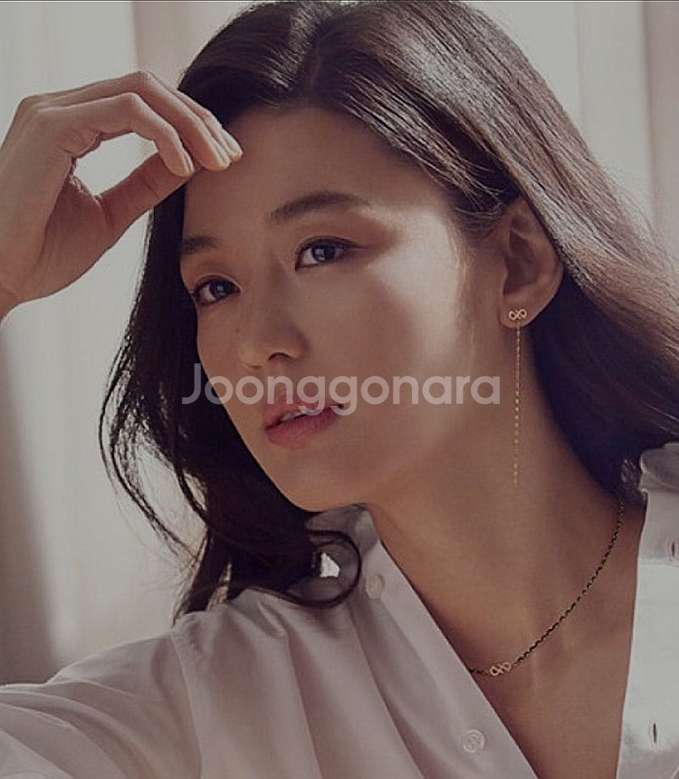 스톤헨지 She 14K 큐빅 실크 초커겸용 목걸이 (정...--6
