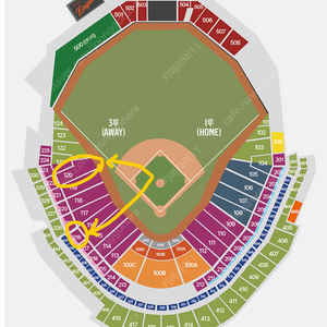 3/29(토) 한화이글스 vs 기아타이거즈 3루 내야지정석 A 4연석/6연석 양도
