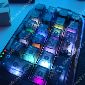 DROP + MITO KEYSTERINE KEYCAP SET Smoke 드랍 미토 키스테린 스모크 색상 투명 키캡 팝니다