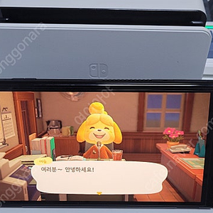 닌텐도스위치 OLED 화이트 + 닌텐도 스위치 스포츠, 동물의숲, 별의커비 디스커버리 타이틀 팝니다