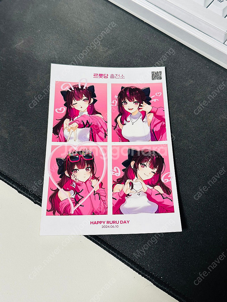이세계아이돌 주르르 르릇당충전소 생일 카페 네컷사진--0