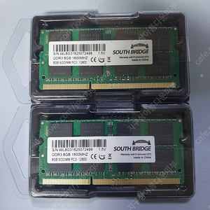 노트북 램 DDR3 8GB 2장