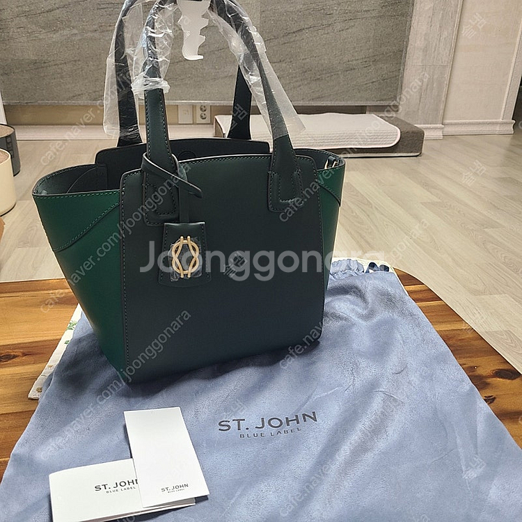 새제품/ 센존 st. john 블루라벨 소가죽가방(토트...--6