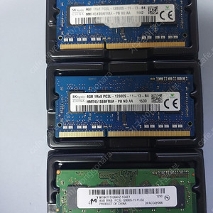 노트북 램 DDR3 4기가 3장 일괄판매