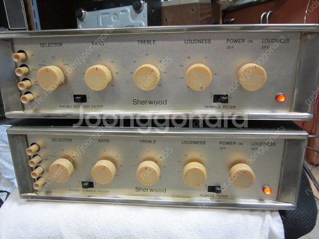 미제 진공관 모노+모노 프리앰프--5