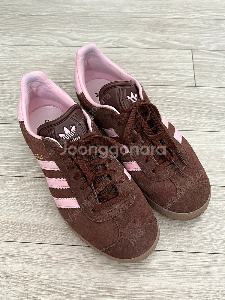 아디다스 가젤 브라운 핑크 jh5666 240--4