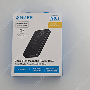 앤커 맥고 파워뱅크 10000mAh 30W 무선충전 보조배터리팝니다.(블랙)