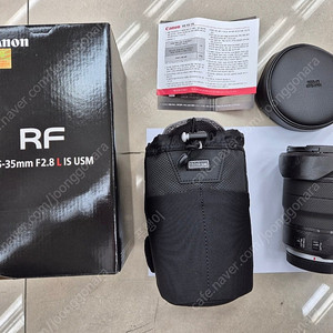 캐논 RF 15-35 F2.8 미사용 판매