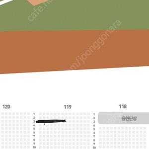 3월 29일 토요일 한화 VS 기아(KIA) 3루 내야지정석 A 119구역 3열 단석