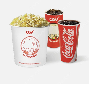 cgv 생일콤보 팝콘L + 음료M2개 팝콘맛변경무료