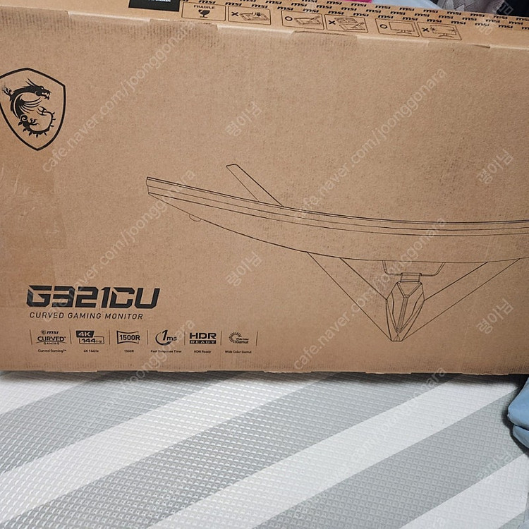 msi 32인치4k 144hz 커브드팔아요 이미지