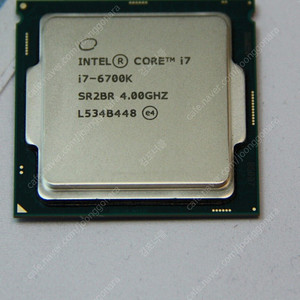 I7 6세대 I7 6700k cpu 단품팝니다 재고5개