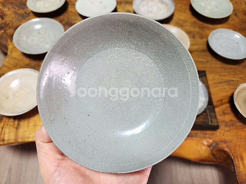 고려시대 고려청자 연판문 대접--3