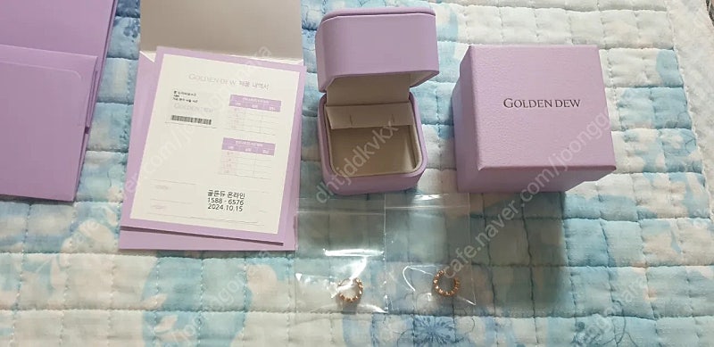 새제품 골든듀 듀이터널스3 귀걸이 택포90만원--0