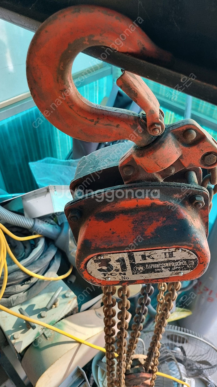 3톤 체인블럭, 일제 엘리펀트 체인블록, 호이스트 _ 평택--0
