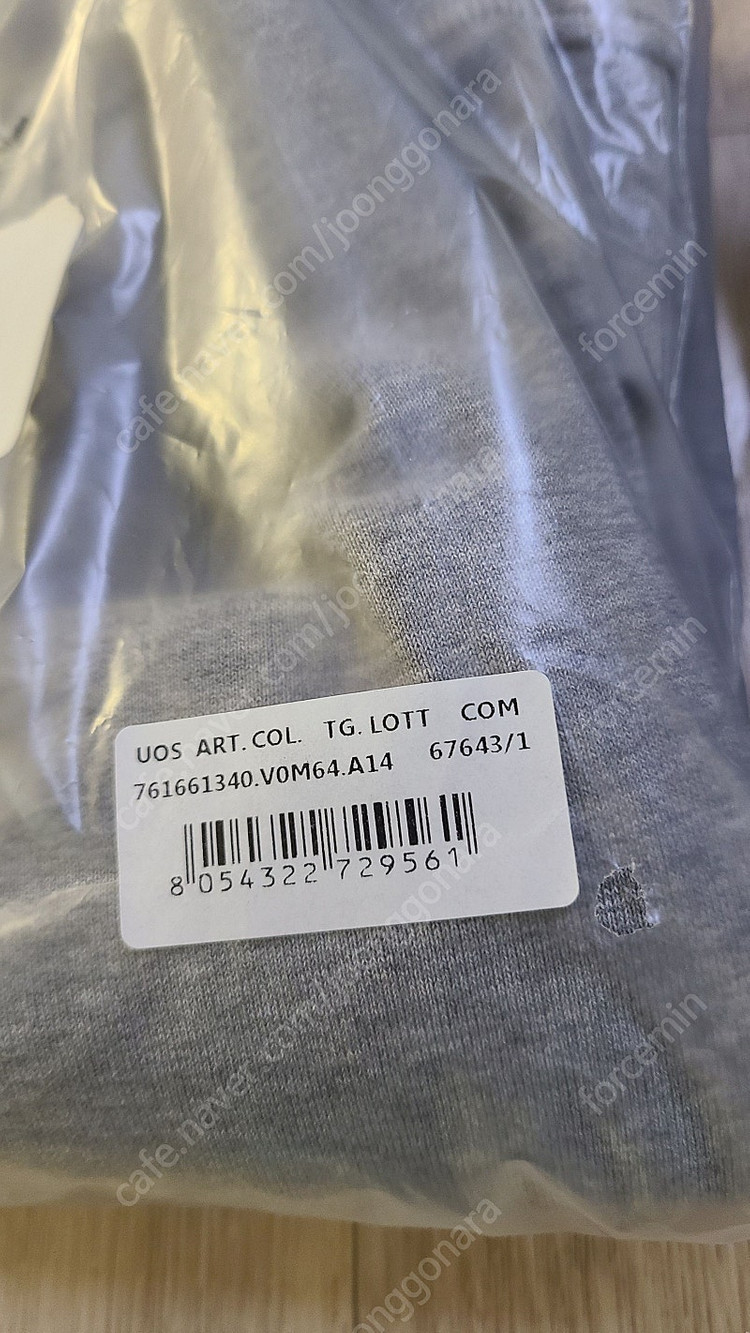 스톤아일랜드 주니어 키즈 맨투맨 그레이 14사이즈 판매--4