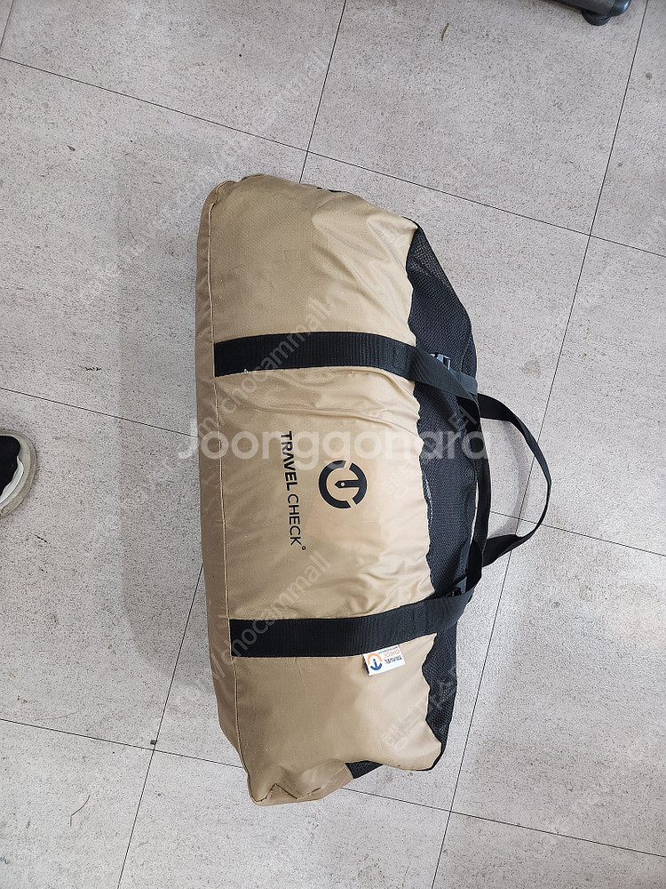 트라블첵 라움 핑크 텐트 + 맥 아웃도어 그라운드 시트--6