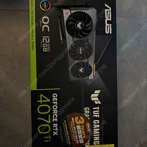 rtx 4070ti tuf 판매합니다.