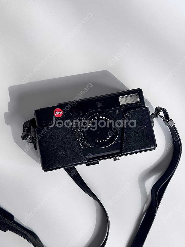 [한정판] 라이카 미니룩스 블랙 + 가죽 케이스 포함--1