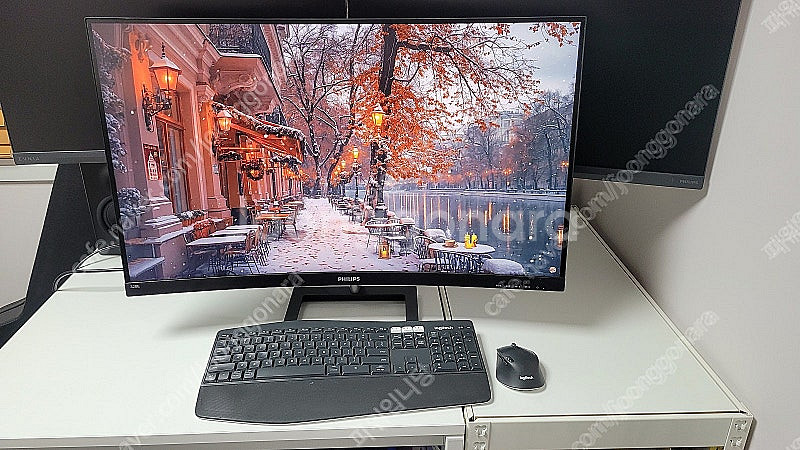 [서울] 필립스 32인치 4k 모니터 328e 커브드 무결점 판매합니다.--0