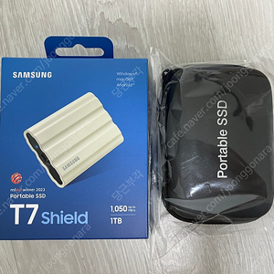 [국내정품 미개봉] 삼성 Portable SSD T7 shield 1tb 판매합니다.