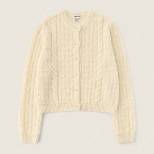 시엔느 Anne Mohair Cardigan(Cream)