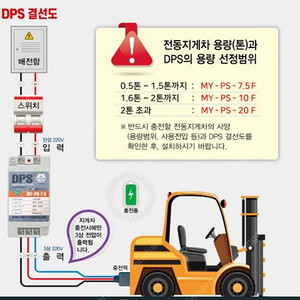 전동 지게차 충전 전용 위상변환기 10K