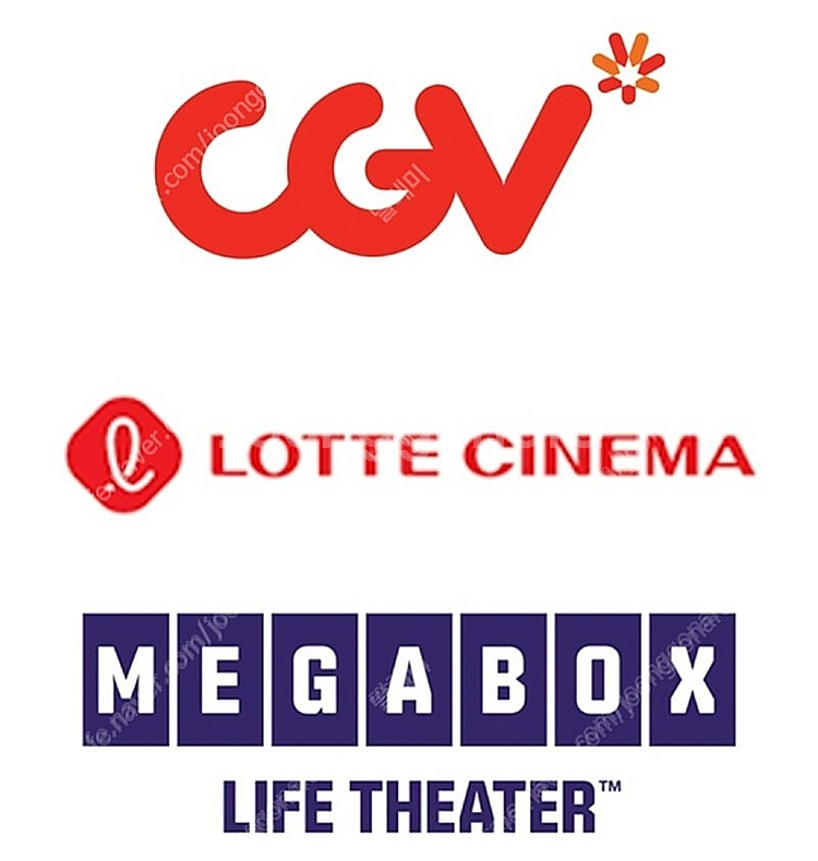 CGV, 메가박스, 롯데시네마 일반관 예매합니다.--0