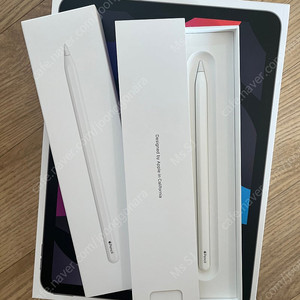 Apple iPad Air 4세대, Wi-Fi, 64GB, 스페이스 그레이 + 애플 펜슬 2세대(포함)