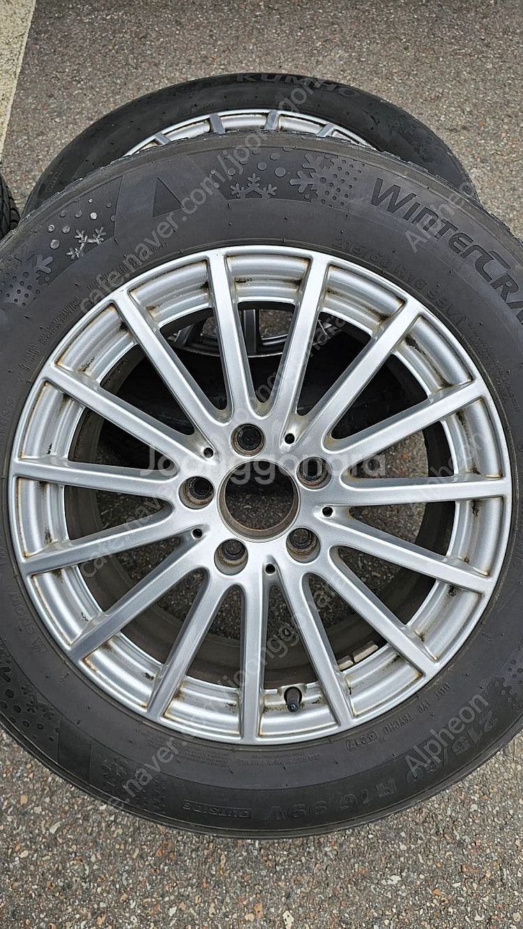 16인치 W205 C클래스 순정휠 팝니다.--0