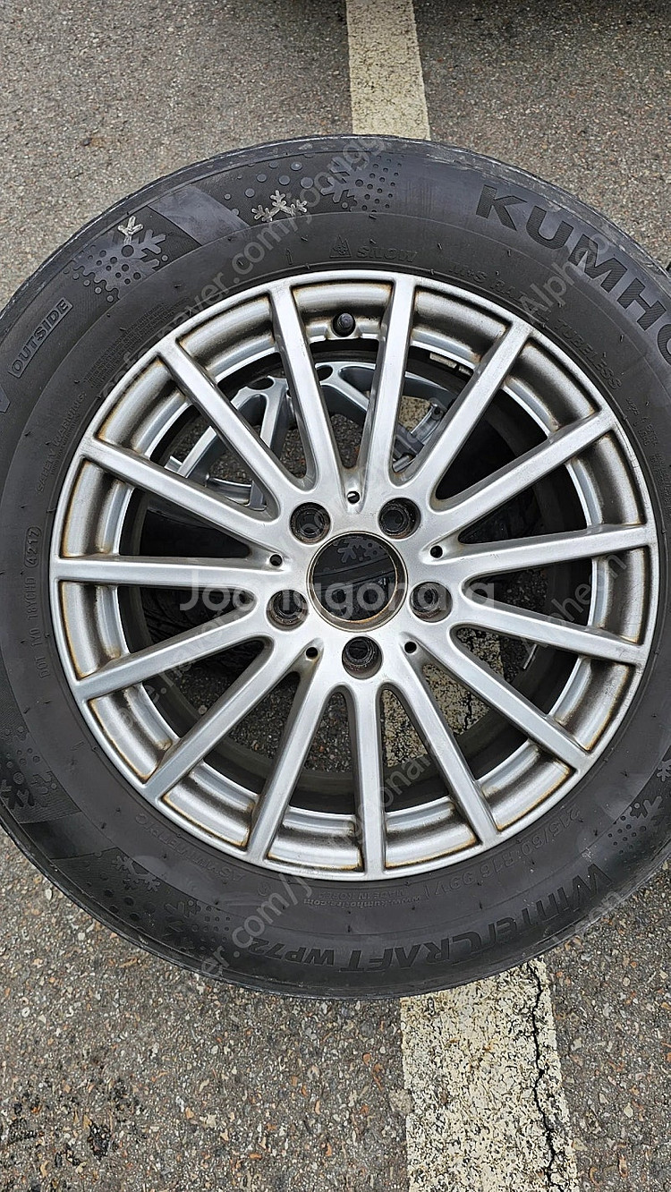 16인치 W205 C클래스 순정휠 팝니다.--1