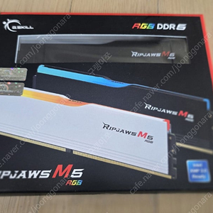 [G.SKILL] DDR5 PC5-44800 CL40 RIPJAWS M5 RGB 블랙 [96GB (48GB*2)] (5600) (미개봉)