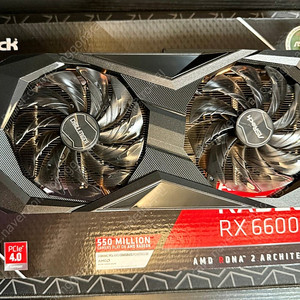 택포) asrock rx6600 그래픽 카드 상태 최상 풀박스 애즈락