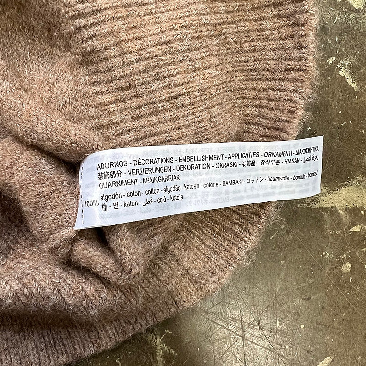 m) ZARA 자라 레이스 카라 니트 스웨터--6