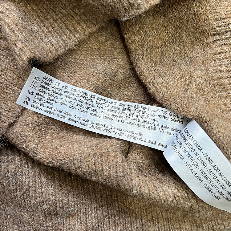 m) ZARA 자라 레이스 카라 니트 스웨터--7