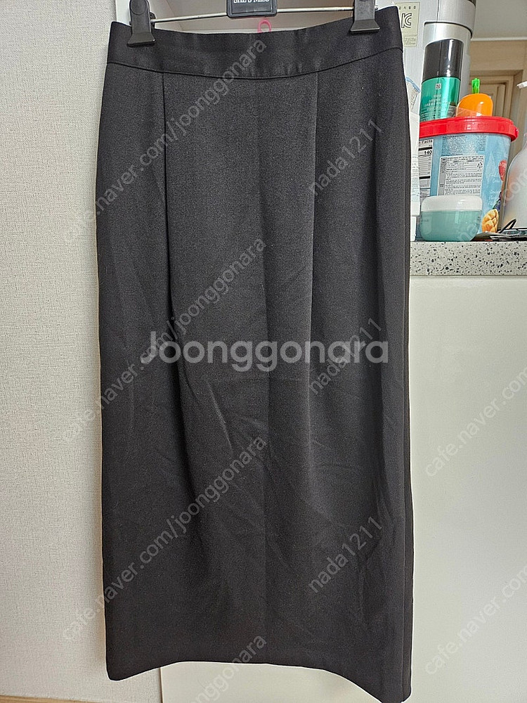 블랙 롱 스커트s--0