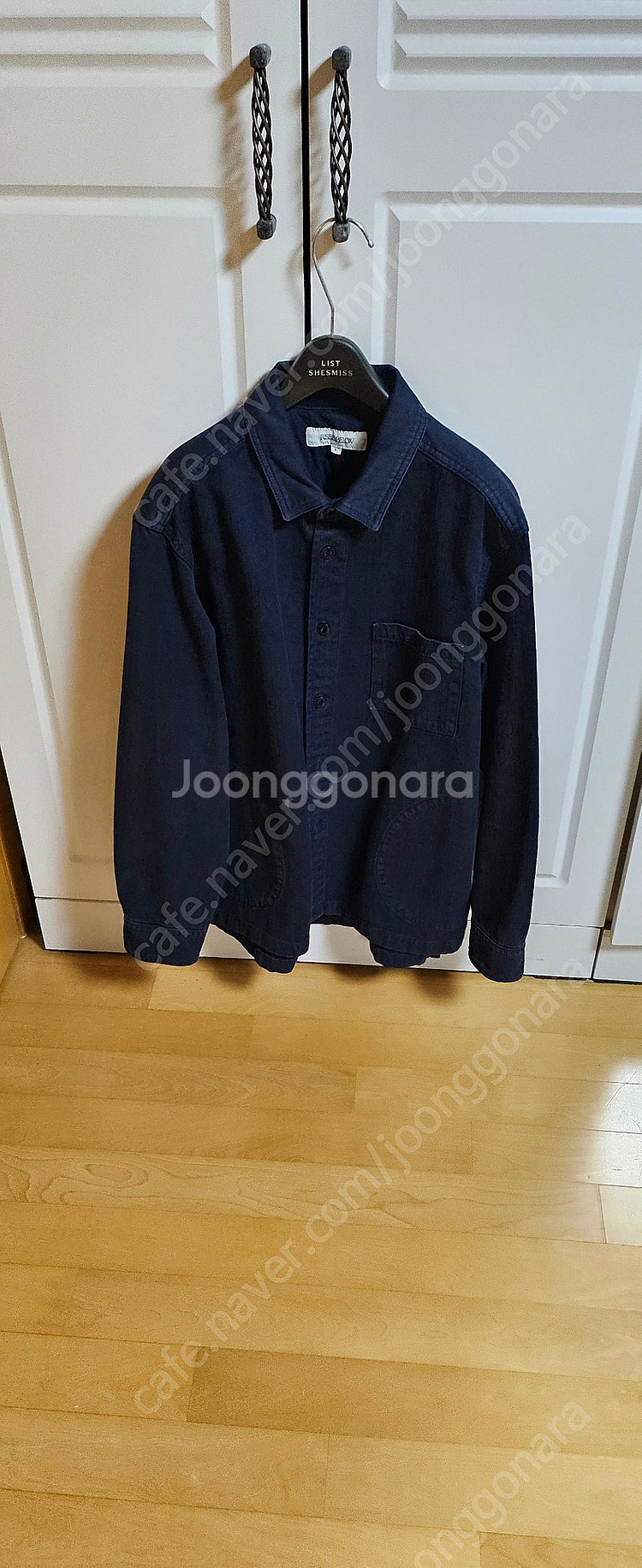 라이즈앤빌로우 트윌 메카닉 셔츠 재킷 미드나잇네이비 (...--1