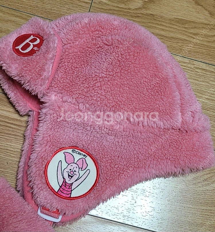 베베드피노 피글렛 뽀글이 모자 니삭스 가방 세트겨울 아...--5