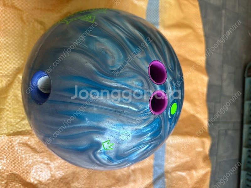 중고 볼링공 14파운드 14p--0