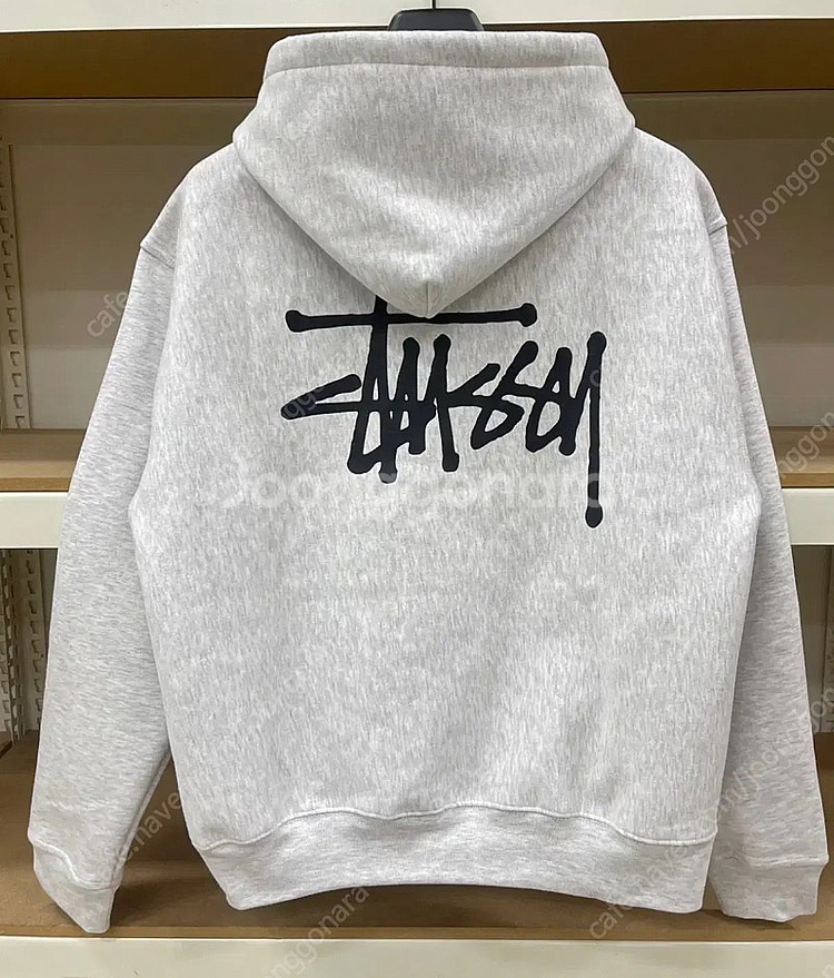 재고처리) 스투시 베이직 기모 후드티 3컬러--2