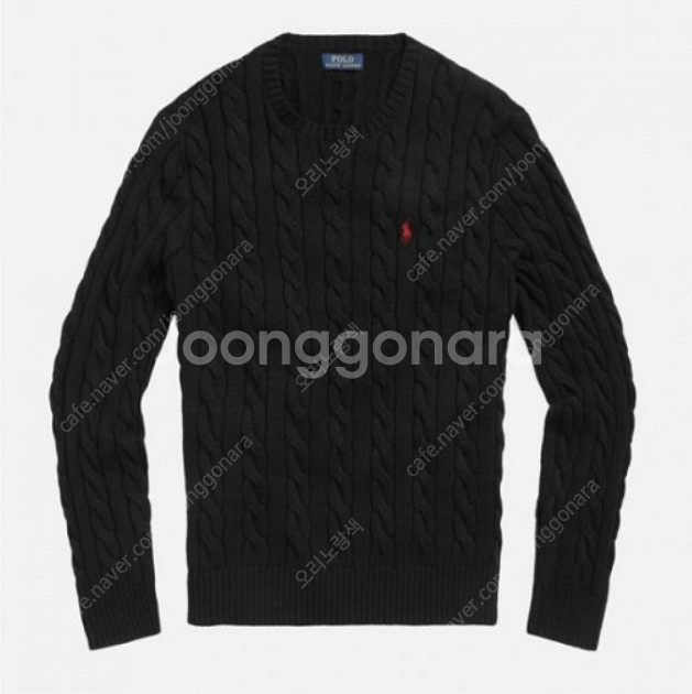재고처리) 폴로 랄프로렌 남성 케이블 라운드 니트 4컬러--2