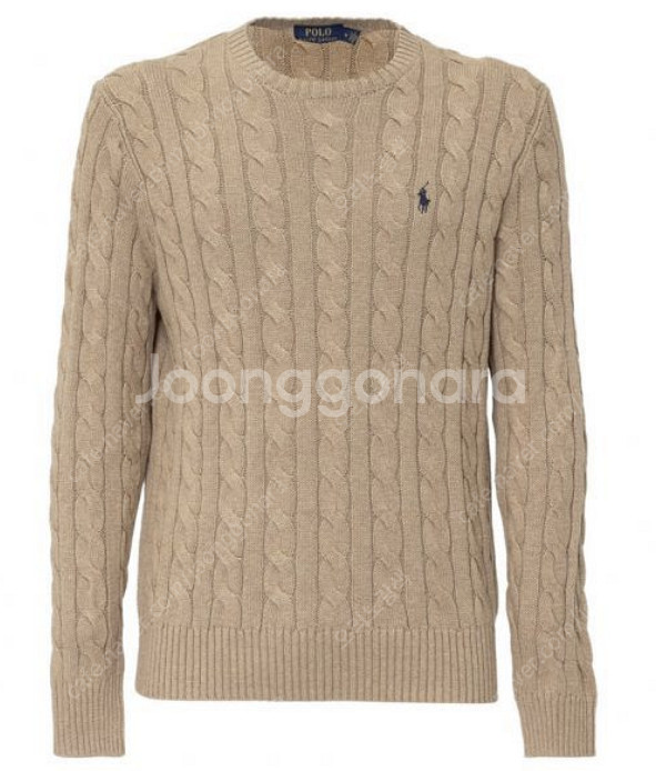재고처리) 폴로 랄프로렌 남성 케이블 라운드 니트 4컬러--3