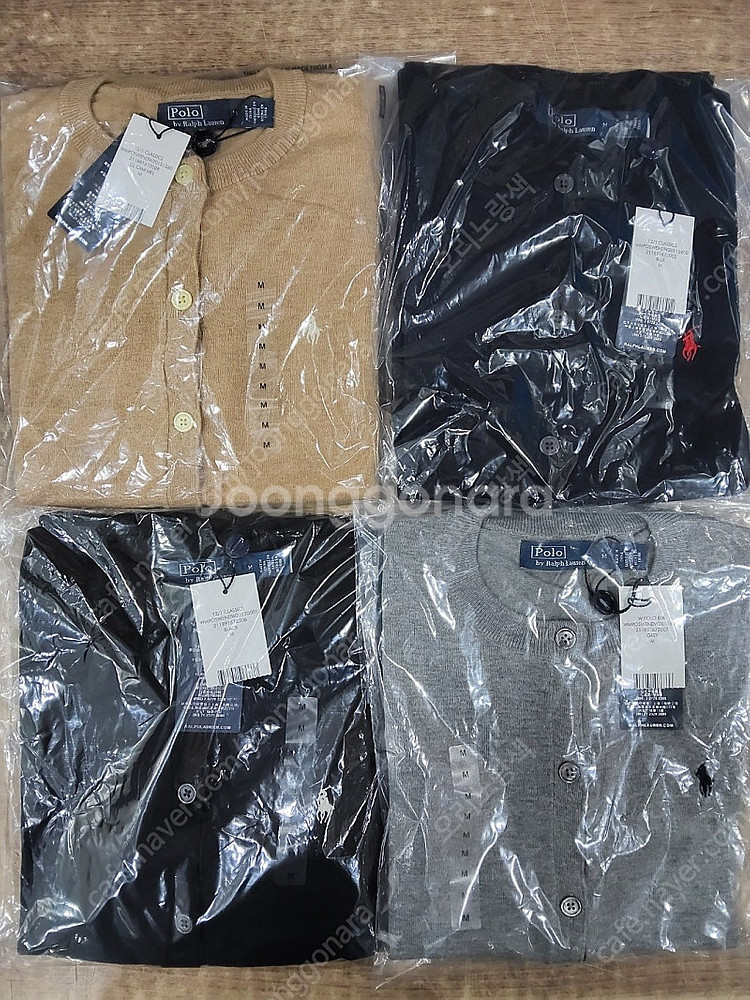 재고처리) 폴로 랄프로렌 여성 피마코튼 가디건 5컬러--2