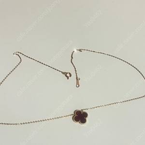 18k 목걸이 클로바